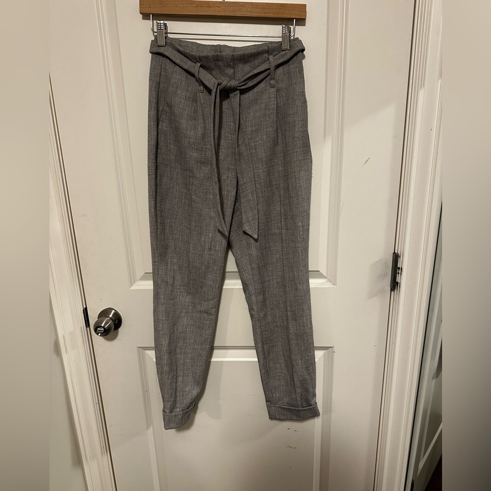 RW&CO Charcoal pants with Tie Belt